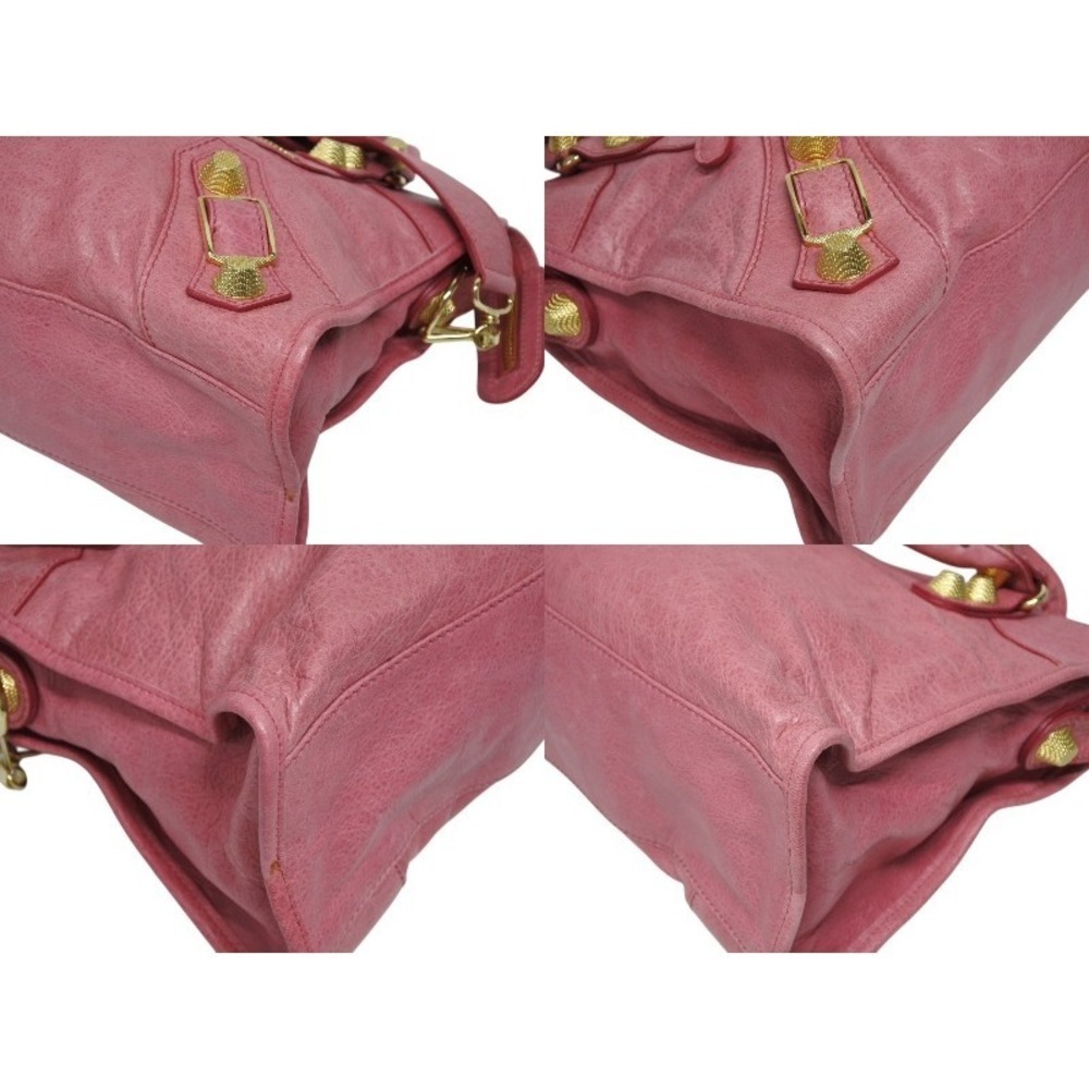 BALENCIAGA The Giant City Handbag Pink - Picture 5 of 7